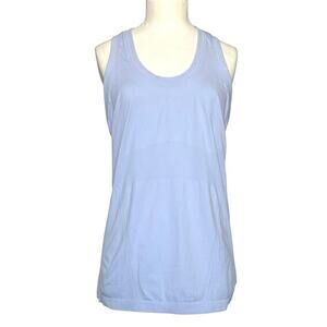 Athleta Women’s M Light Blue Racerback Stretch Fit Athletic Tank Top